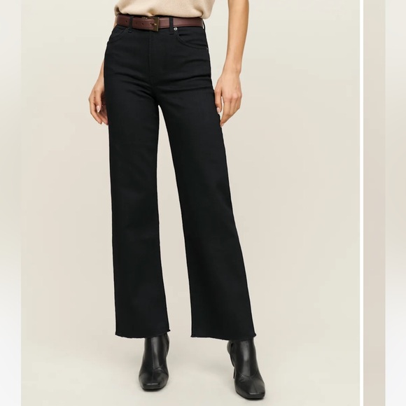Reformation Black Ankle & Cropped Jeans - Picture 1 of 7